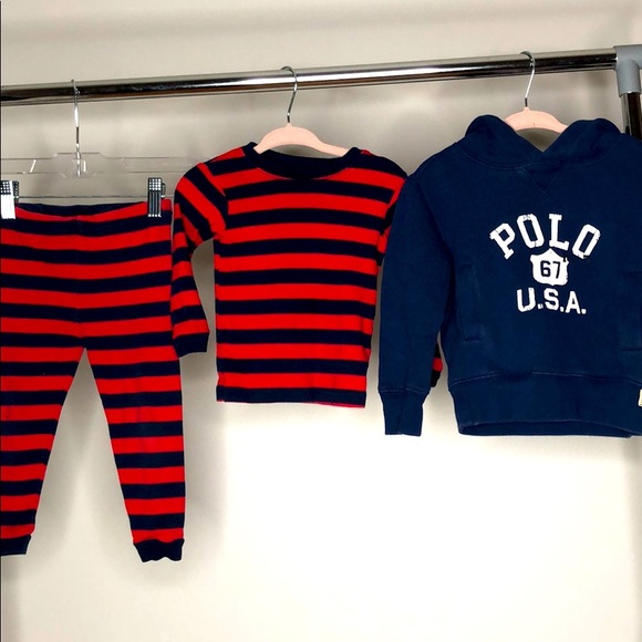 Polo Ralph Lauren Hoodie & Leveret 2 pc set - Picture 1 of 11